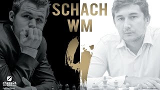 Karjakin  Carlsen Partie 4 Schach WM 2016  GroßmeisterAnalyse [upl. by Llet]