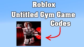 Roblox Untitled Gym Game Codes  😱 [upl. by Alethia]