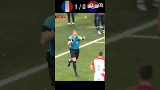 France VS Croatia football  youtubeshorts shortvideo [upl. by Sinnek828]