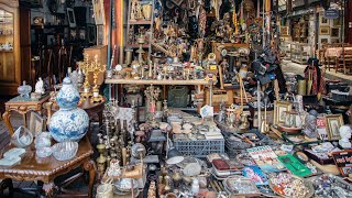 86 Monastiraki Flea Market walk in Athens Greece [upl. by Anivle]