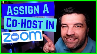 Zoom Tips How to Make Someone a CoHost in Zoom [upl. by Siednarb]