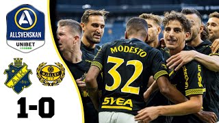 Höjdpunkter AIK  Mjällby 10 Allsvenskan [upl. by Ovida]