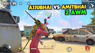 Ajjubhai and Amitbhai Vs 6 Red Criminal Best Clash Squad Gameplay Part 3  Garena Free Fire [upl. by Catton]