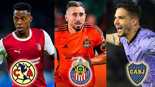 10 FICHAJES en la Liga MX Cristian Borja Héctor Herrera Esteban Lozano America Chivas Qro [upl. by Rexfourd944]