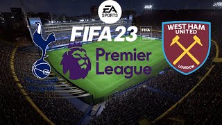 FIFA 23  XBOX One S  Tottenham Spurs vs West Ham United  Gameplay [upl. by Perkin601]