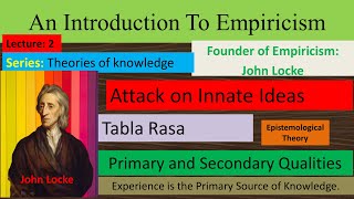 An Introduction to Empiricism  Attack on innate ideas  Tabula Rasa  Philosophy Simplified [upl. by Scoles410]