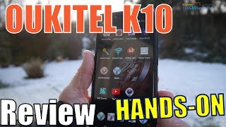 Oukitel K10 Test Review  Worlds best battery life  NFC  Handson  Deutsch eng hints [upl. by Eenaffit]