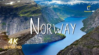 Breathtaking Landscape  Norway in 4K ULTRA HD  Most Peaceful Country in the World [upl. by Ecallaw]