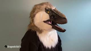 Yutyrannus Mask Movement Demo [upl. by Dusza]