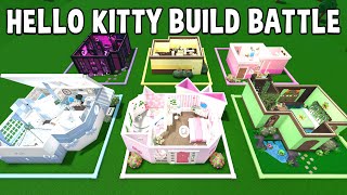 MEGA Hello Kitty Bedroom BuildOff CHALLENGE [upl. by Orfurd]