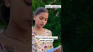 Wrong pronunciation is best 🤣🙏ytshorts comedy aradhyaworld shortvideo newvideo  fun [upl. by Jung]