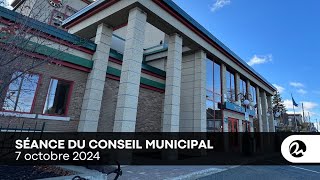 20241007 conseil municipal de RouynNoranda [upl. by Atirres161]