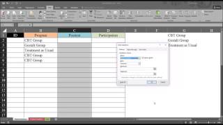 Excel Data Validation to Facilitate Correct Entry of Research Data [upl. by Arondell]