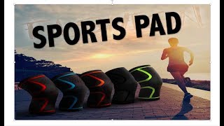 Running Cycling Knee Support Braces Elastic Nylon Sport Compression Knee Pad Aliexpress Unboxing [upl. by Nazus]