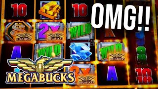 MASSIVE MEGABUCKS SLOT MACHINE WIN [upl. by Partridge]