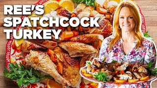 Ree Drummonds Spatchcock Turkey  The Pioneer Woman  Food Network [upl. by Eiramave158]