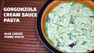 Gorgonzola Cream Pasta  Blue Cheese Cream Sauce for Pasta [upl. by Wendelin548]