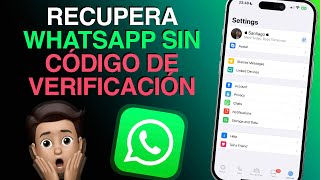 ¿Cómo recuperar mi WhatsApp sin código de verificación [upl. by Kelwunn]