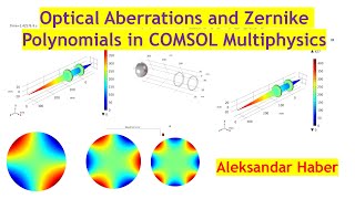 Optical aberrations and Zernike Coefficient Computations in COMSOL Multiphysics  Optics Tutorial [upl. by Nevuer]