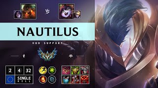 Nautilus Support vs Lulu Super CC  EUW Challenger Patch 1415 [upl. by Buyse]