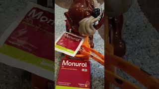 Mad Dog 🐕 Dont ever try to get his favorite Monurol Granules shortsfeed asmr shortvideo [upl. by Bunch]