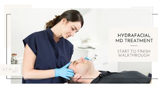 Facial Treatment  Full HydraFacial MD Treatment Sped Up [upl. by Asnarepse]