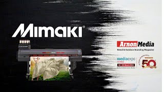 Printing dreams into reality with the Mimaki UV Printer 🌟🤩 in Media expo 2023 MimakiUVPrinter [upl. by Nosbig85]