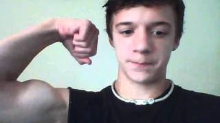 14 year old flexing 3 [upl. by Jauch]