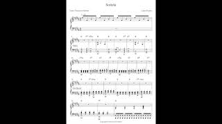 Scatola  Laura Pausini Base e spartito piano [upl. by Dyoll]