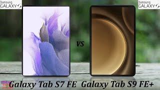 samsung galaxy tab S7 FE vs samsung galaxy tab s9 FE Plus [upl. by Leamse906]