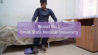 Hostel of Omsk State Medical University  MBBS in Russia [upl. by Tedra648]