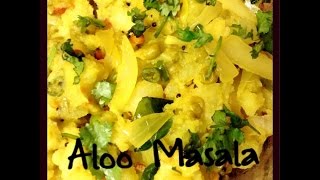 Aloo masala  Potato Masala  Aloogadde Palya ಆಲೂಗಡ್ಡೆ ಪಲ್ಯ [upl. by Enaasiali]