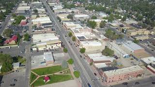 4k Drone Footage Lander Wyoming Town Reel [upl. by Mutat]