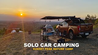 SOLO CAR CAMPING  Ep10 Sunset Peak  Nueva Ecija [upl. by Nara]