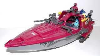 1985 Cobra Moray hydrofoil amp Lampreys GI Joe review [upl. by Akoek914]