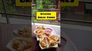 Potato ampChicken Bread Cones viral ytshorts food breadpockets [upl. by Eeresed212]