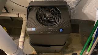 Midea 50Pint CUBE Smart Dehumidifier with Pump Update in comments [upl. by Nalyac]