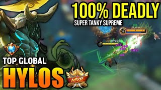 HYLOS BEST BUILD 2023  TOP GLOBAL HYLOS GAMEPLAY  MOBILE LEGENDS✓ [upl. by Hayyim]