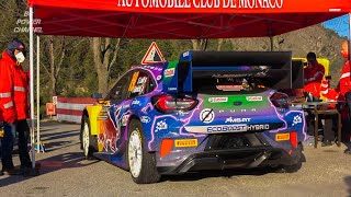 WRC Rallye MonteCarlo 2022 Start Pure Sound Rally1 Hybrid [upl. by Siuraj606]