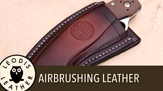 Using an Airbrush for Leatherwork or Other Crafts [upl. by Darline218]