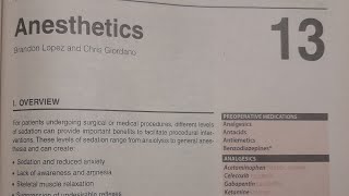 Anesthetics  PHARMACOLOGY [upl. by Cissy679]