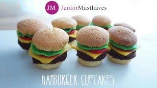 Traktatie inspiratie  Hamburger Cupcakes [upl. by Toddy]