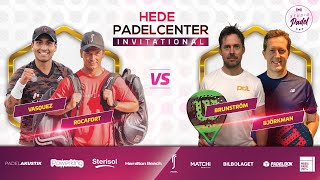 PADEL Hede Padelcenter Invitational  VasquezRocafort vs BrunströmBjörkman [upl. by Arbmat992]