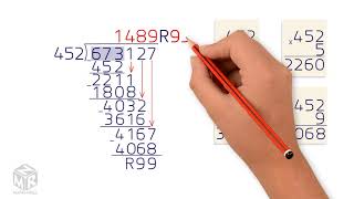 Long division with 3digit divisors [upl. by Corsiglia]