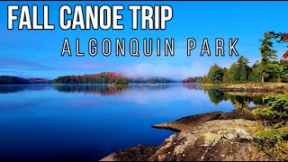 Algonquin Park Lake Louisa Fall Canoe Trip [upl. by Amimej490]