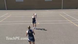 Netball Drill  Ball Skills  Variety of Dishes and Hooks [upl. by Enitsirc]