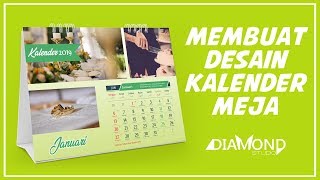 Cara Membuat Desain Kalender Meja 2019 Mudah dengan Corel Draw [upl. by Yticilef]