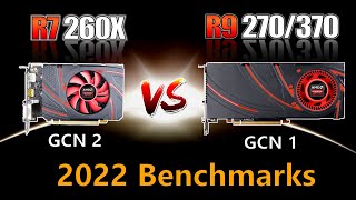 R7 260X vs R9 270  370 GCN2 vs GCN1 Has GCN1 aged poorly [upl. by Clynes797]