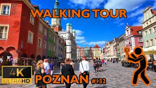 ⁴ᴷ⁶⁰ 🇵🇱 PoznanPoland  Saturday Downtown Walk  132 July 2024 4K [upl. by Isidro387]