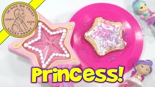 Disney Princess Easy Bake Oven  I Make A Cake With My Wand amp Fairies Set [upl. by Jorey]